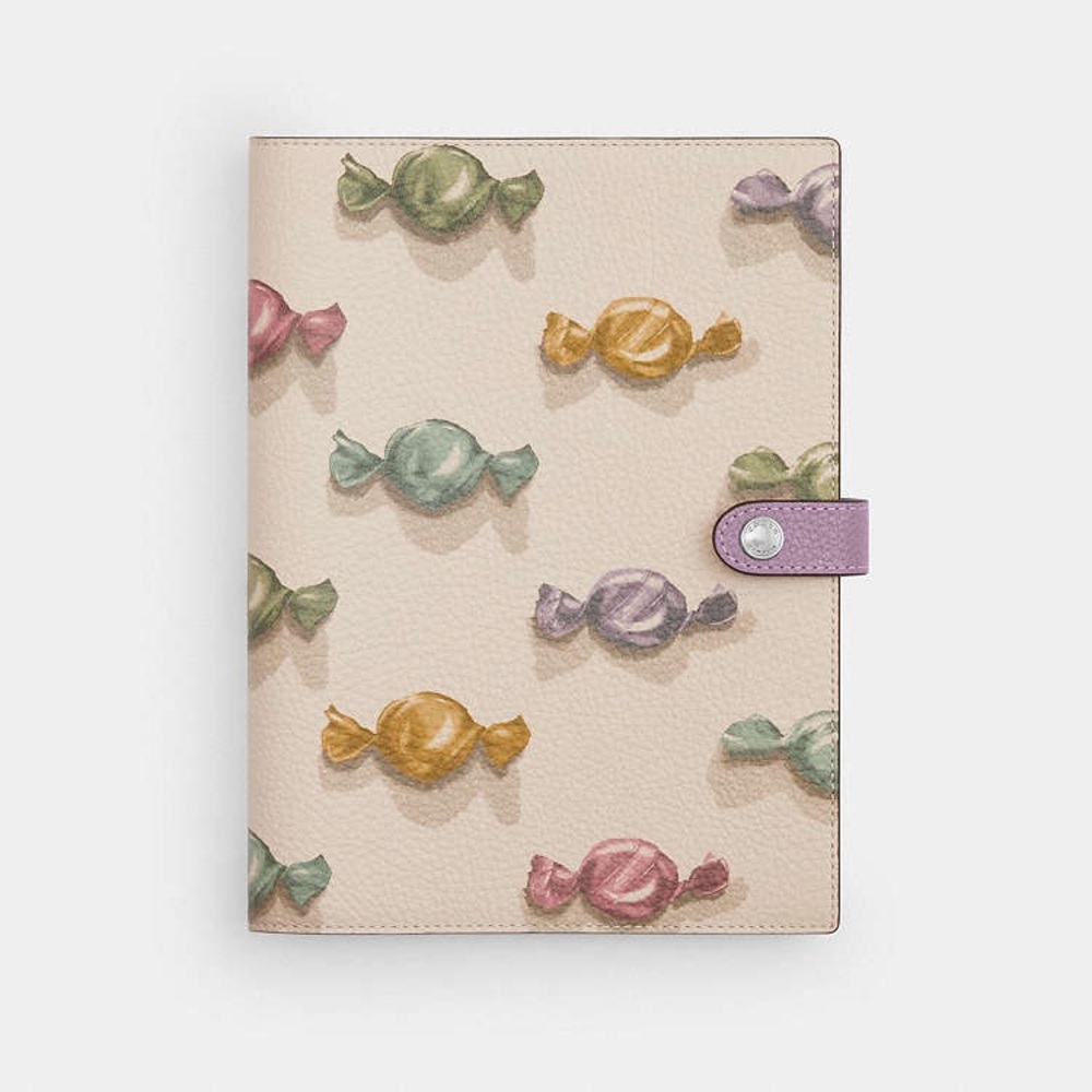 NWT！COACH Notebook With Candy Print （COACH CDB81）fast shipping